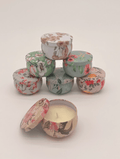 Floral Print Scented Candle dried flower arrangement by Dried Blooms, posted UK-wide from The Petal Boutique