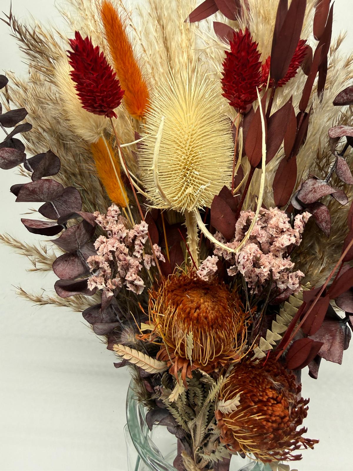 Ferndale | Rustic Dried Flower Bouquet, a dried bouquet arranged fresh in our Winchester flower shop