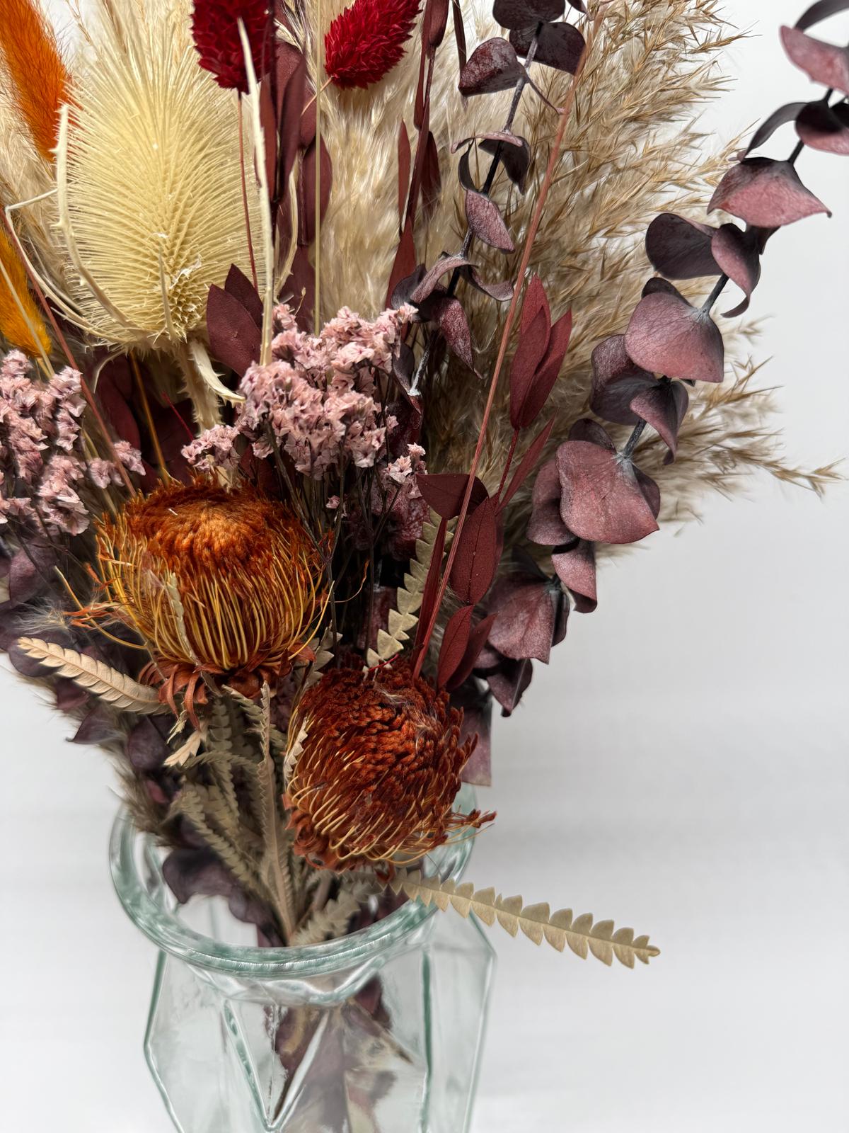 Ferndale | Rustic Dried Flower Bouquet, a dried bouquet made to order at The Petal Boutique Winchester