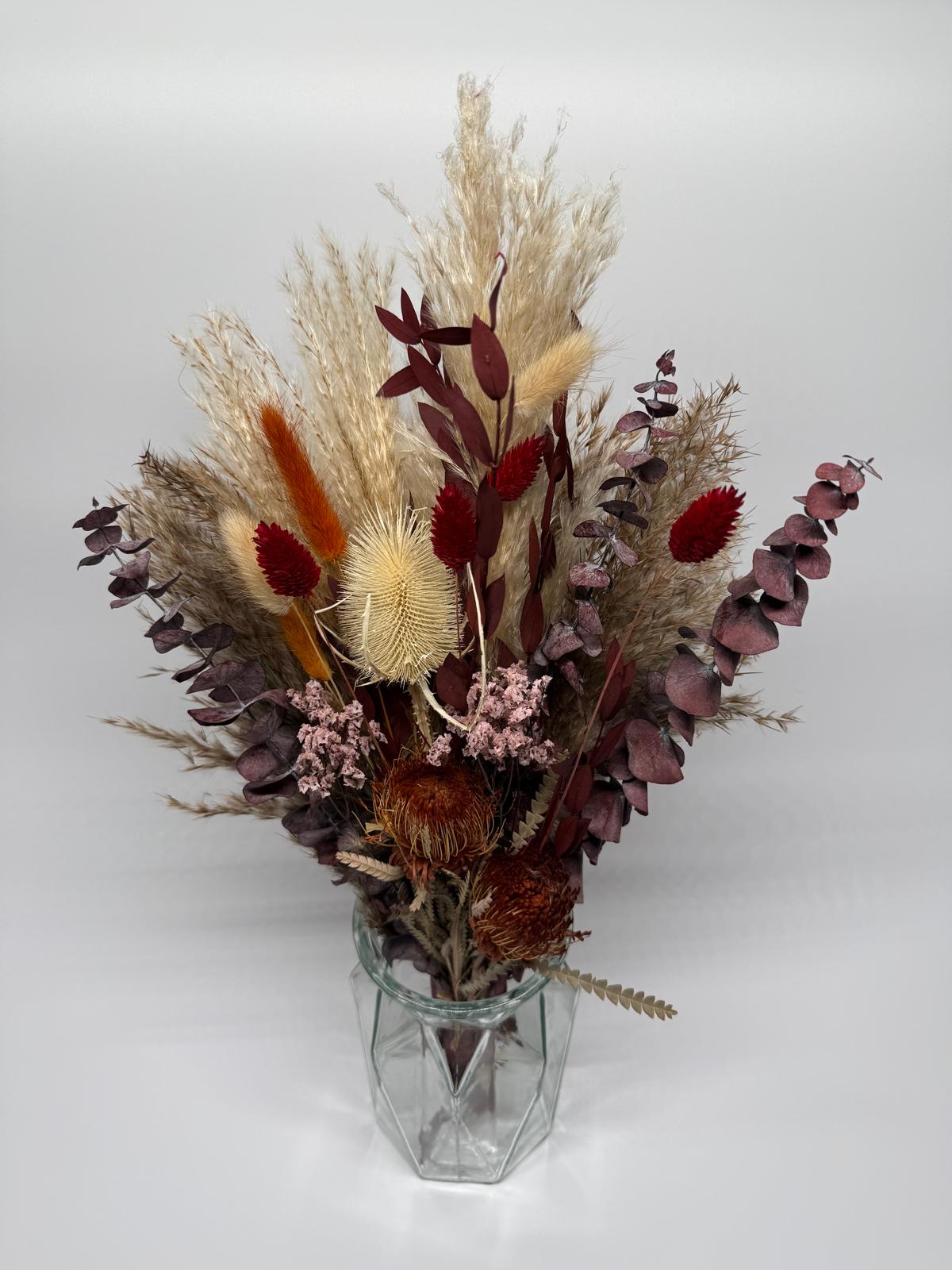Ferndale | Rustic Dried Flower Bouquet, a dried bouquet styled by The Petal Boutique florists