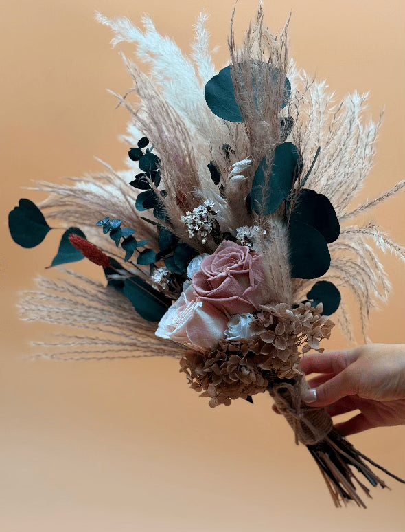 Lovewick dried wedding flowers by Dried Blooms, posted UK-wide from The Petal Boutique