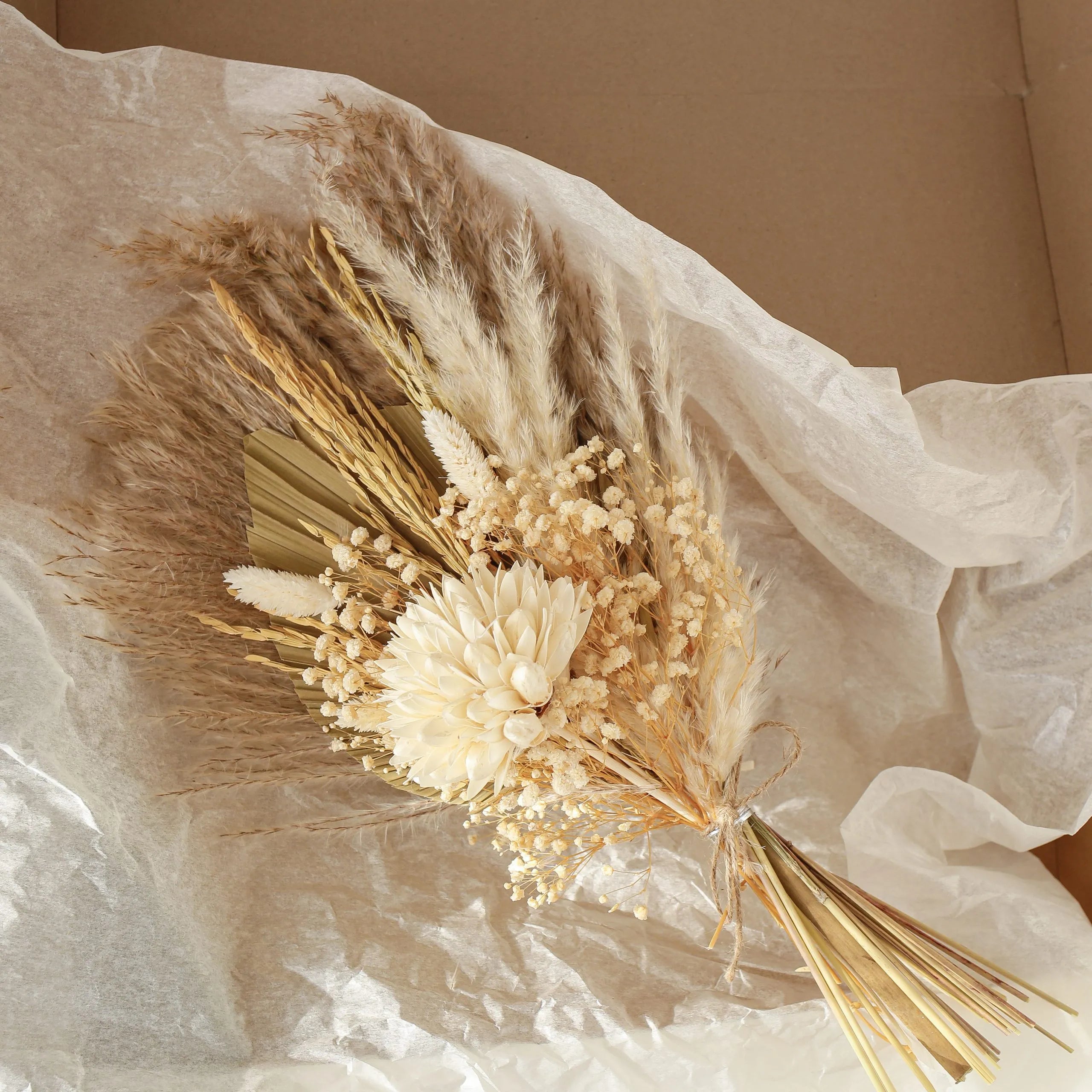 Copperwick dried flower arrangement by Dried Blooms, posted UK-wide from The Petal Boutique