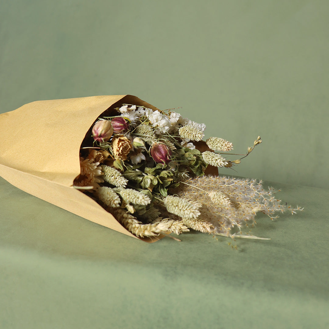 Whitlow | Dried Meadow Bouquet, a dried bouquet styled by The Petal Boutique florists