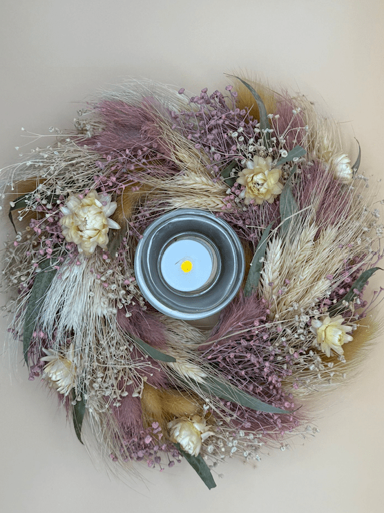 Barleyrose dried flower arrangement by Dried Blooms, posted UK-wide from The Petal Boutique