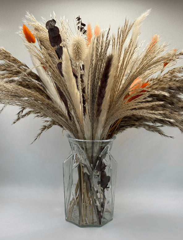 Dunfield dried flower arrangement by Dried Blooms, posted UK-wide from The Petal Boutique