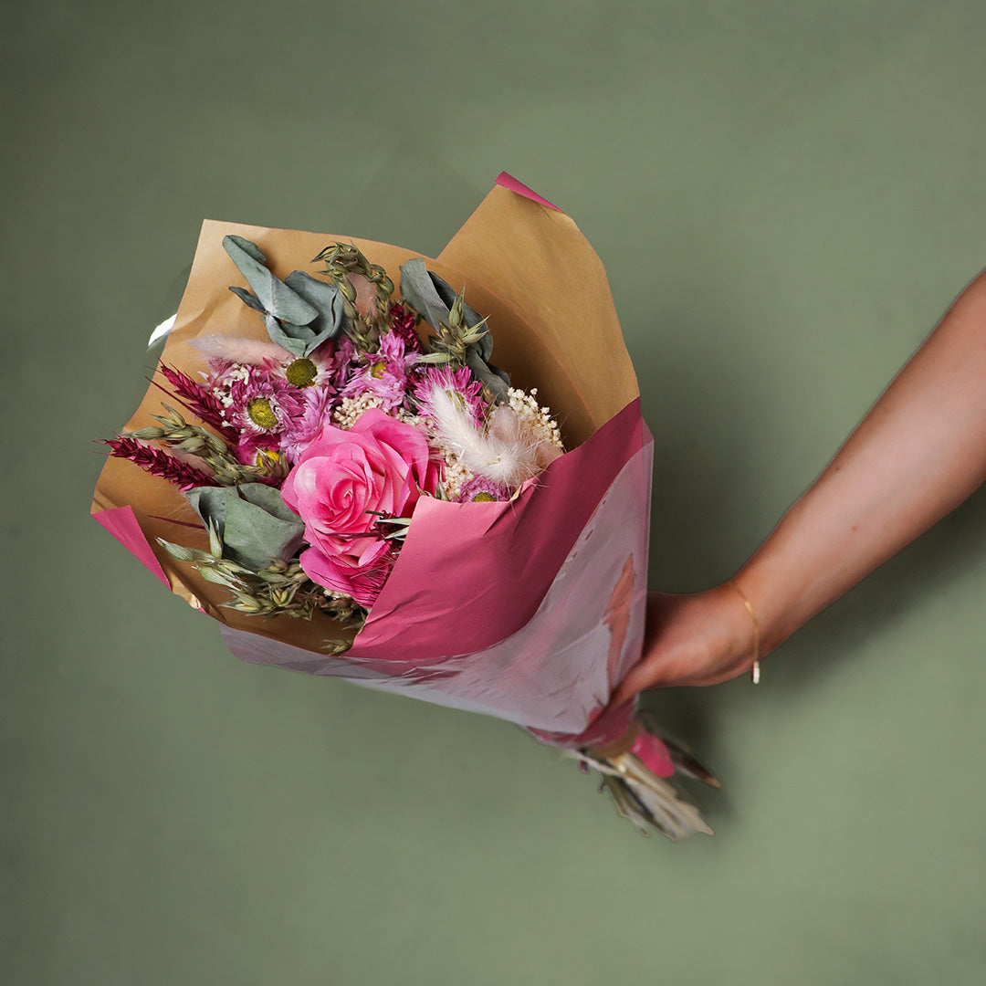 Rosefields dried flower arrangement by Dried Blooms, posted UK-wide from The Petal Boutique