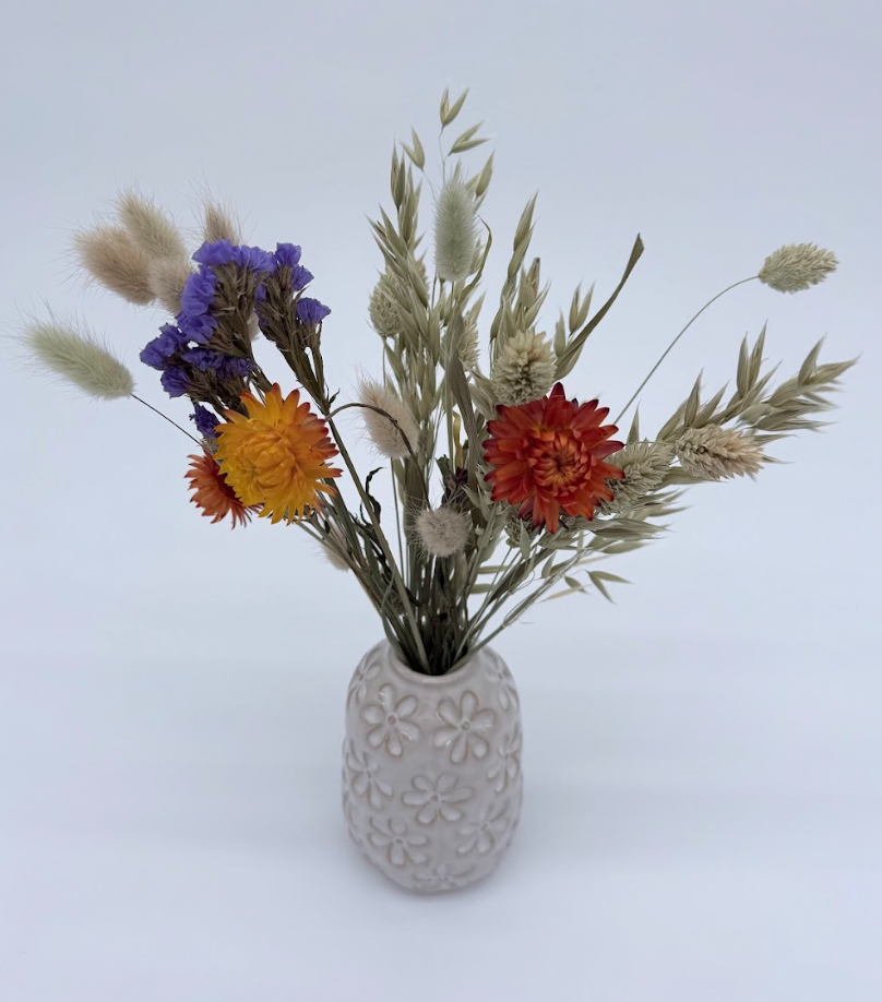 Threefold dried flower arrangement by Dried Blooms, posted UK-wide from The Petal Boutique