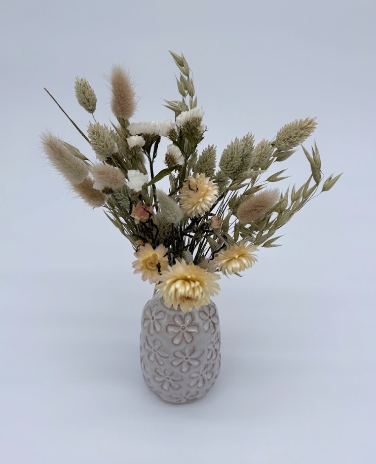 Threefold dried flower arrangement by Dried Blooms, posted UK-wide from The Petal Boutique