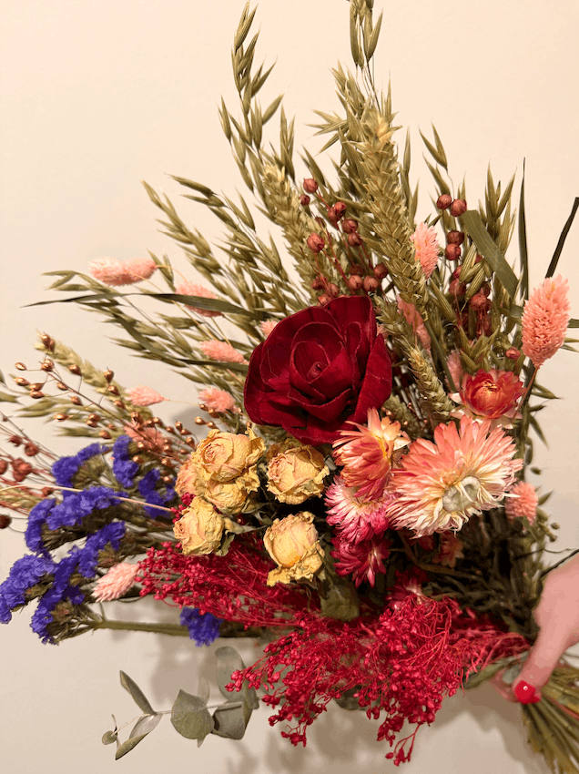 Redmarsh dried flower arrangement by Dried Blooms, posted UK-wide from The Petal Boutique