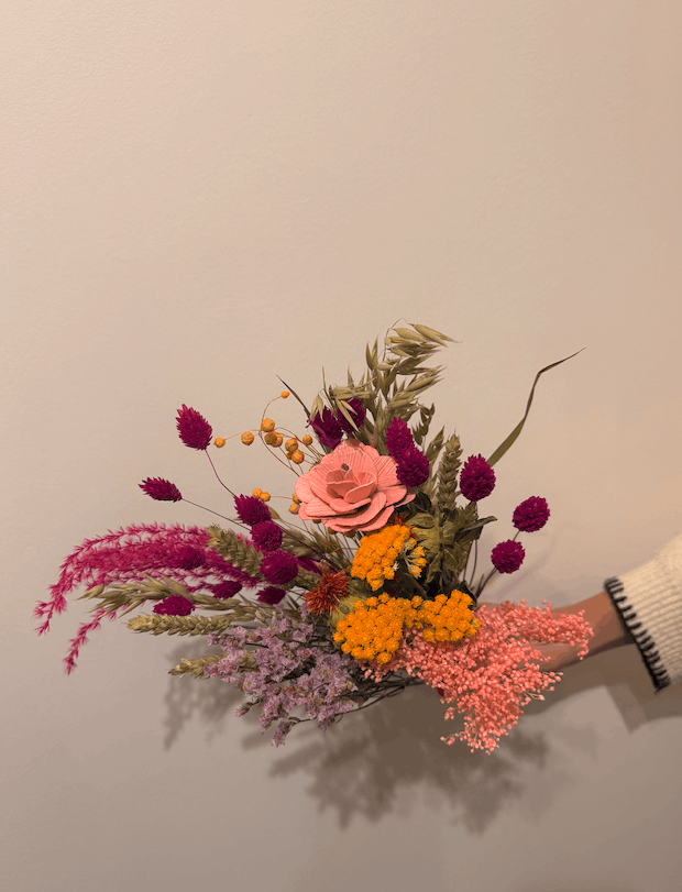 Heathcroft | Dried Meadow Bouquet, a dried bouquet styled by The Petal Boutique florists