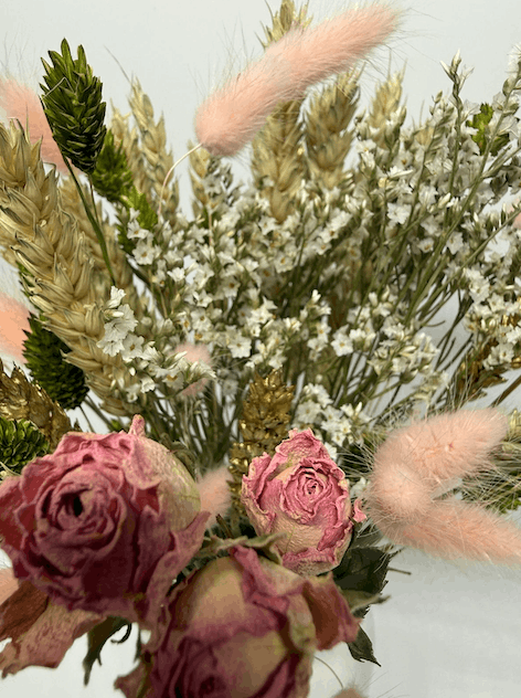 Roseveil dried flower arrangement by Dried Blooms, posted UK-wide from The Petal Boutique