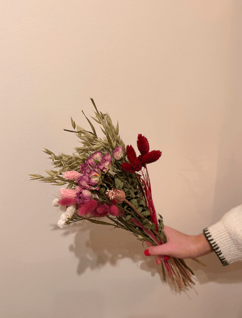 Lovedon dried flower arrangement by Dried Blooms, posted UK-wide from The Petal Boutique
