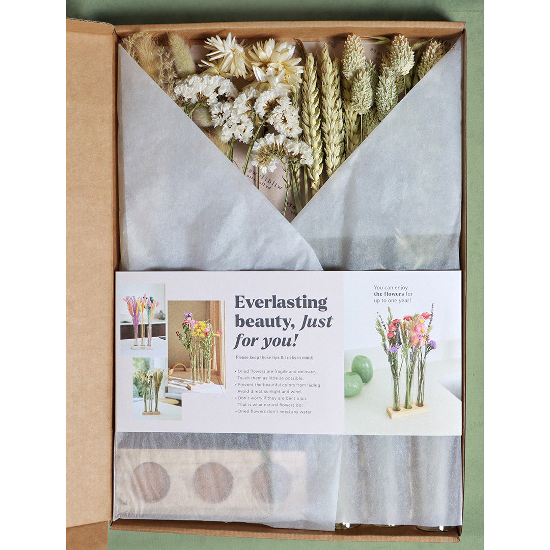Naturefield dried flower arrangement by Dried Blooms, posted UK-wide from The Petal Boutique