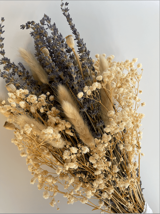 Lavenden dried flower arrangement by Dried Blooms, posted UK-wide from The Petal Boutique