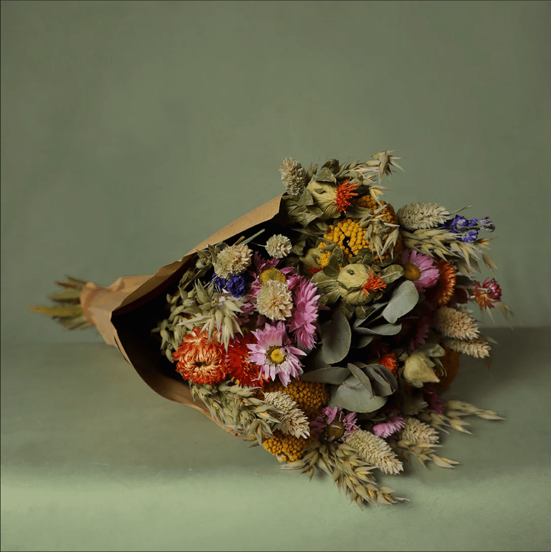 Colworth dried flower arrangement by Dried Blooms, posted UK-wide from The Petal Boutique