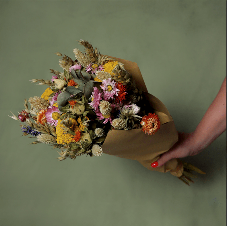 Colworth dried flower arrangement by Dried Blooms, posted UK-wide from The Petal Boutique