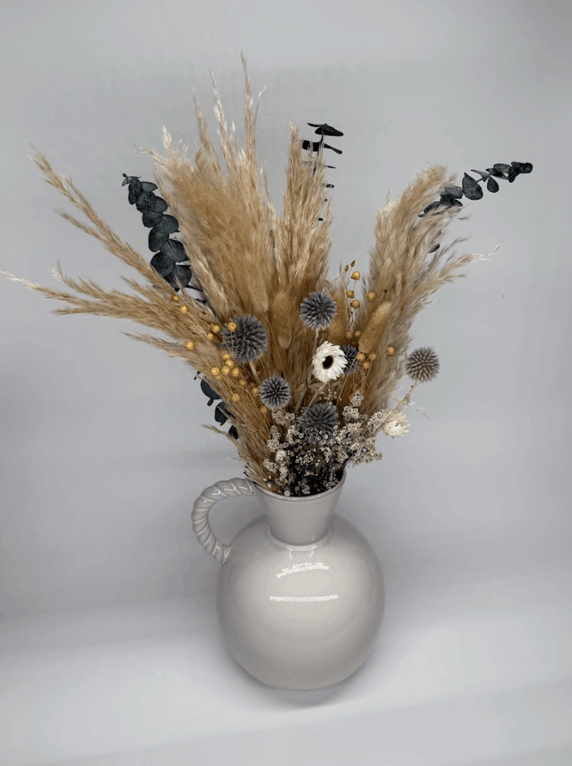Silverfield dried flower arrangement by Dried Blooms, posted UK-wide from The Petal Boutique