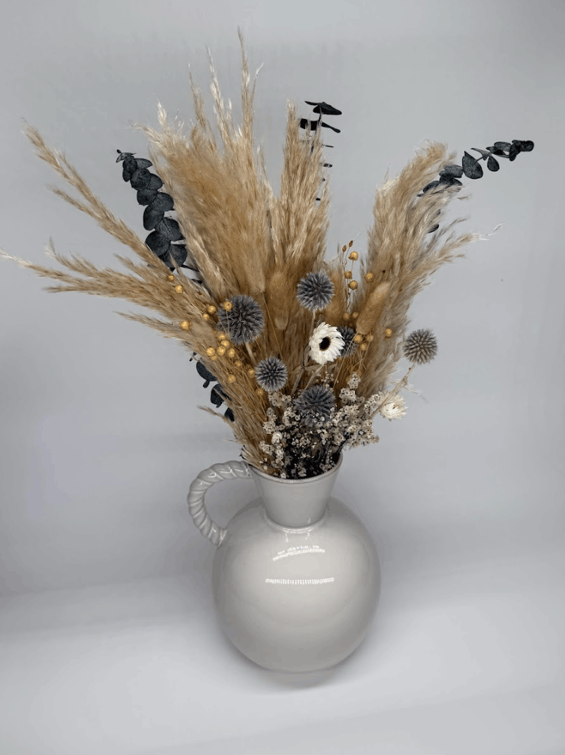 Silverfield dried flower arrangement by Dried Blooms, posted UK-wide from The Petal Boutique