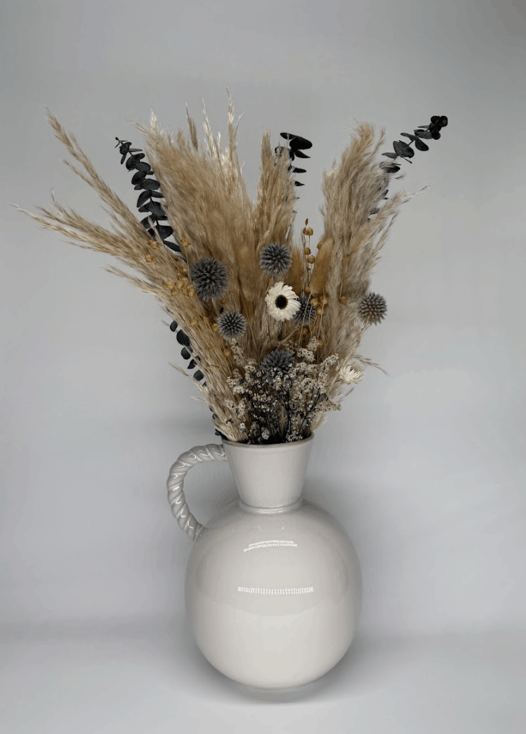 Silverfield dried flower arrangement by Dried Blooms, posted UK-wide from The Petal Boutique
