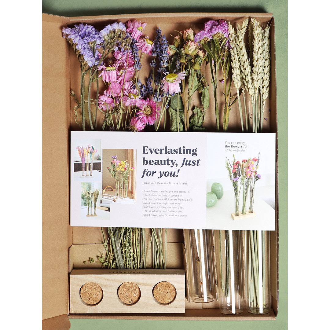 Blossomwick dried flower arrangement by Dried Blooms, posted UK-wide from The Petal Boutique