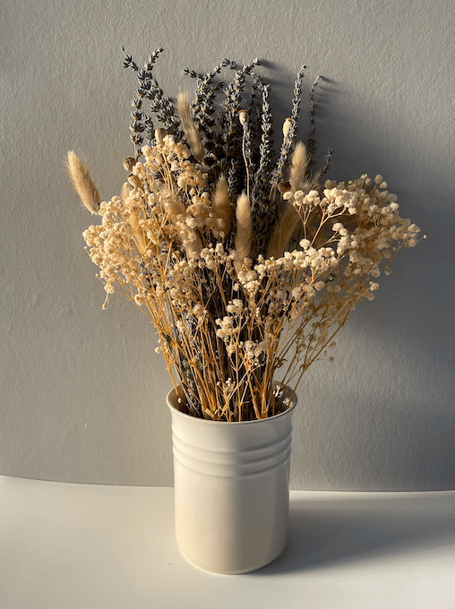 Lavenden dried flower arrangement by Dried Blooms, posted UK-wide from The Petal Boutique