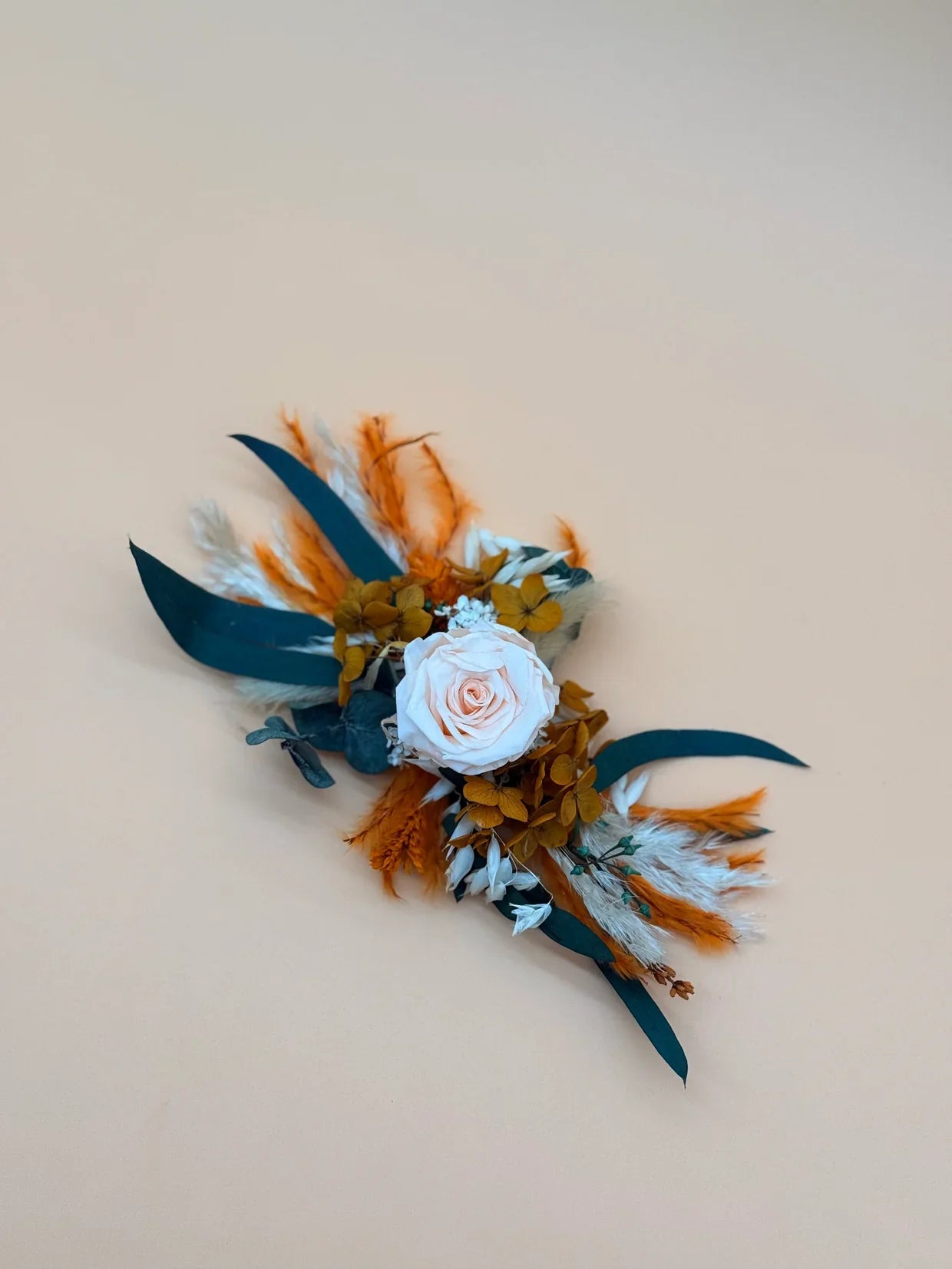 Corsages dried flower arrangement by Dried Blooms, posted UK-wide from The Petal Boutique