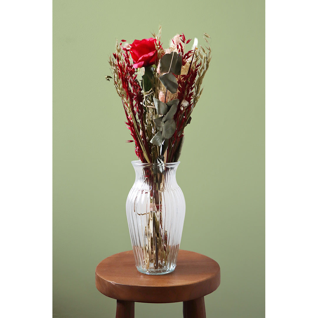 Redvale dried flower arrangement by Dried Blooms, posted UK-wide from The Petal Boutique