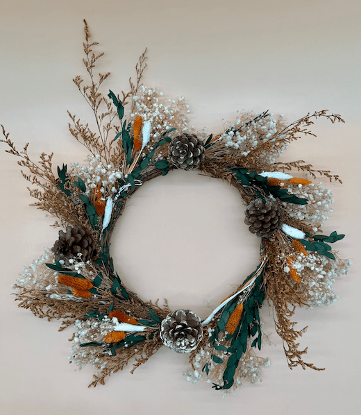 Pinemere dried flower arrangement by Dried Blooms, posted UK-wide from The Petal Boutique