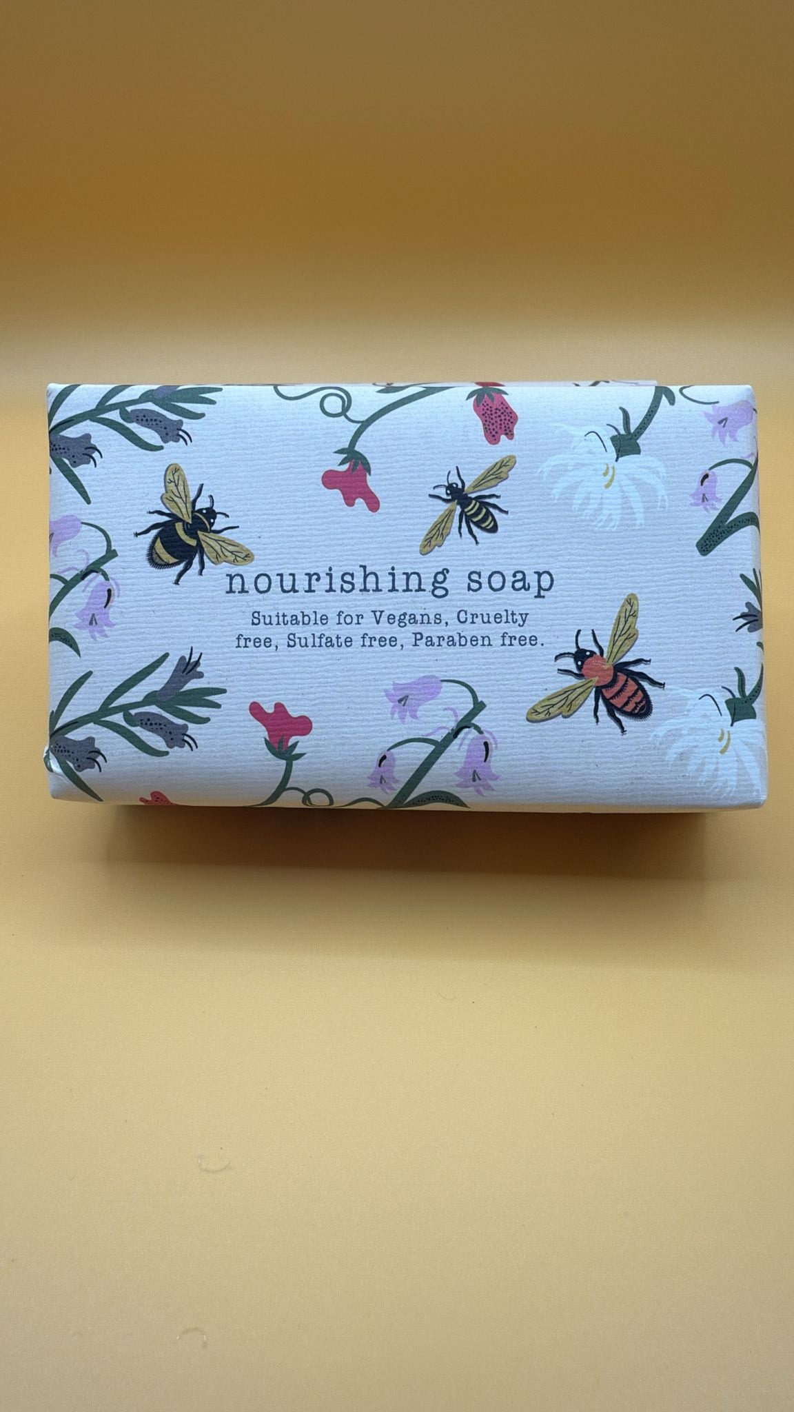 Honey Bee Nourishing Soap Bar dried flower arrangement by Dried Blooms, posted UK-wide from The Petal Boutique