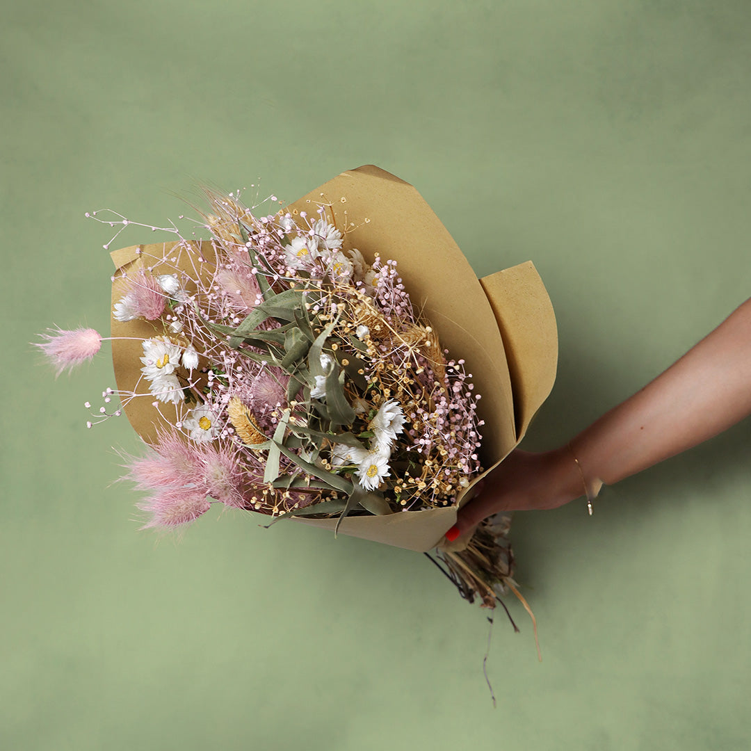 Blushmere dried flower arrangement by Dried Blooms, posted UK-wide from The Petal Boutique