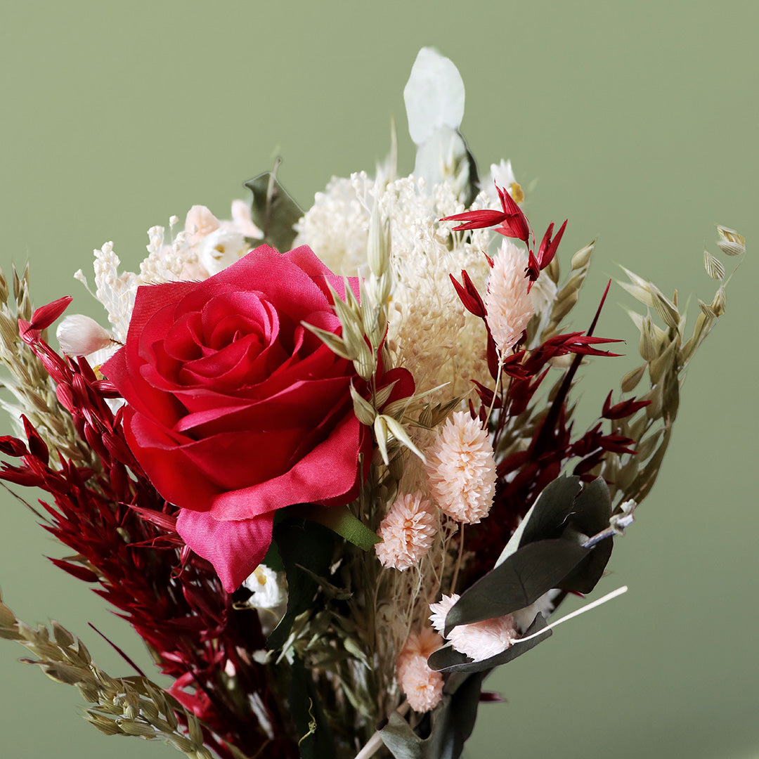 Redvale dried flower arrangement by Dried Blooms, posted UK-wide from The Petal Boutique