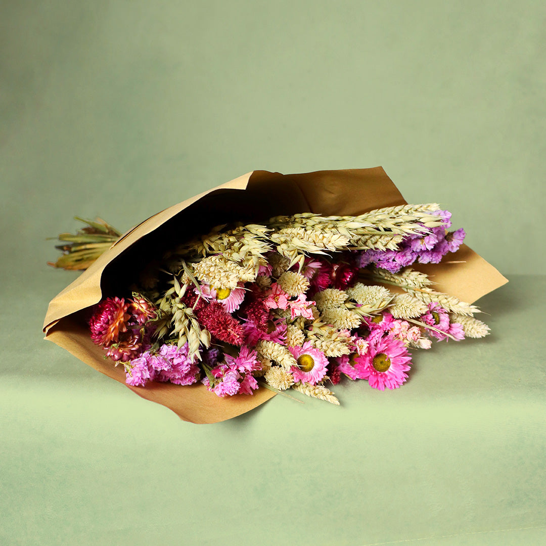 Rosamund dried flower arrangement by Dried Blooms, posted UK-wide from The Petal Boutique