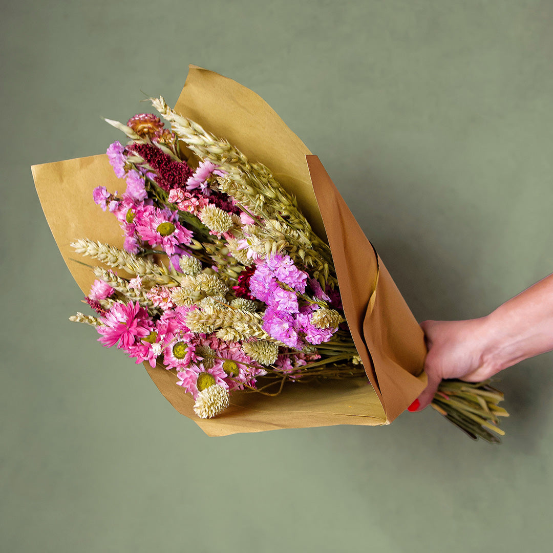 Rosamund dried flower arrangement by Dried Blooms, posted UK-wide from The Petal Boutique