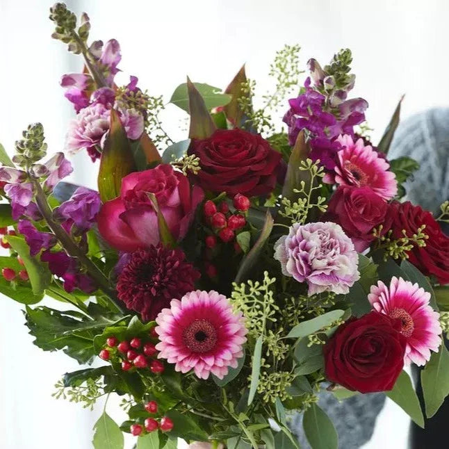 Tara Ten White Roses, a white bouquet hand-tied by our florists in Winchester