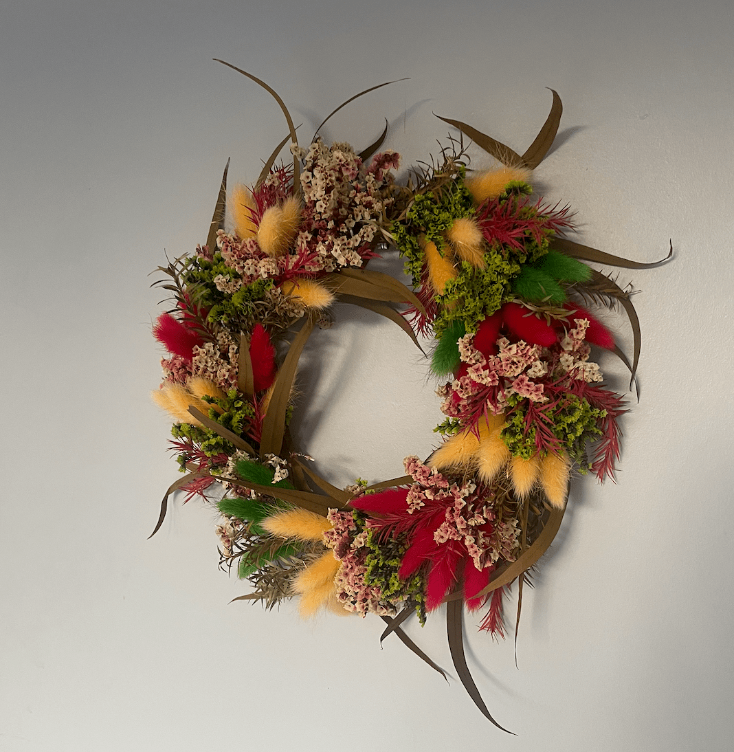 Goldenwick dried flower arrangement by Dried Blooms, posted UK-wide from The Petal Boutique