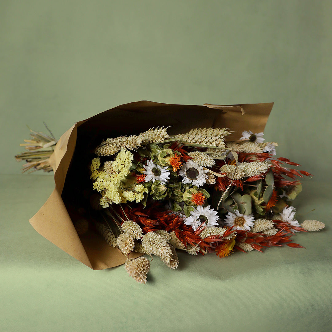Stanhope dried flower arrangement by Dried Blooms, posted UK-wide from The Petal Boutique