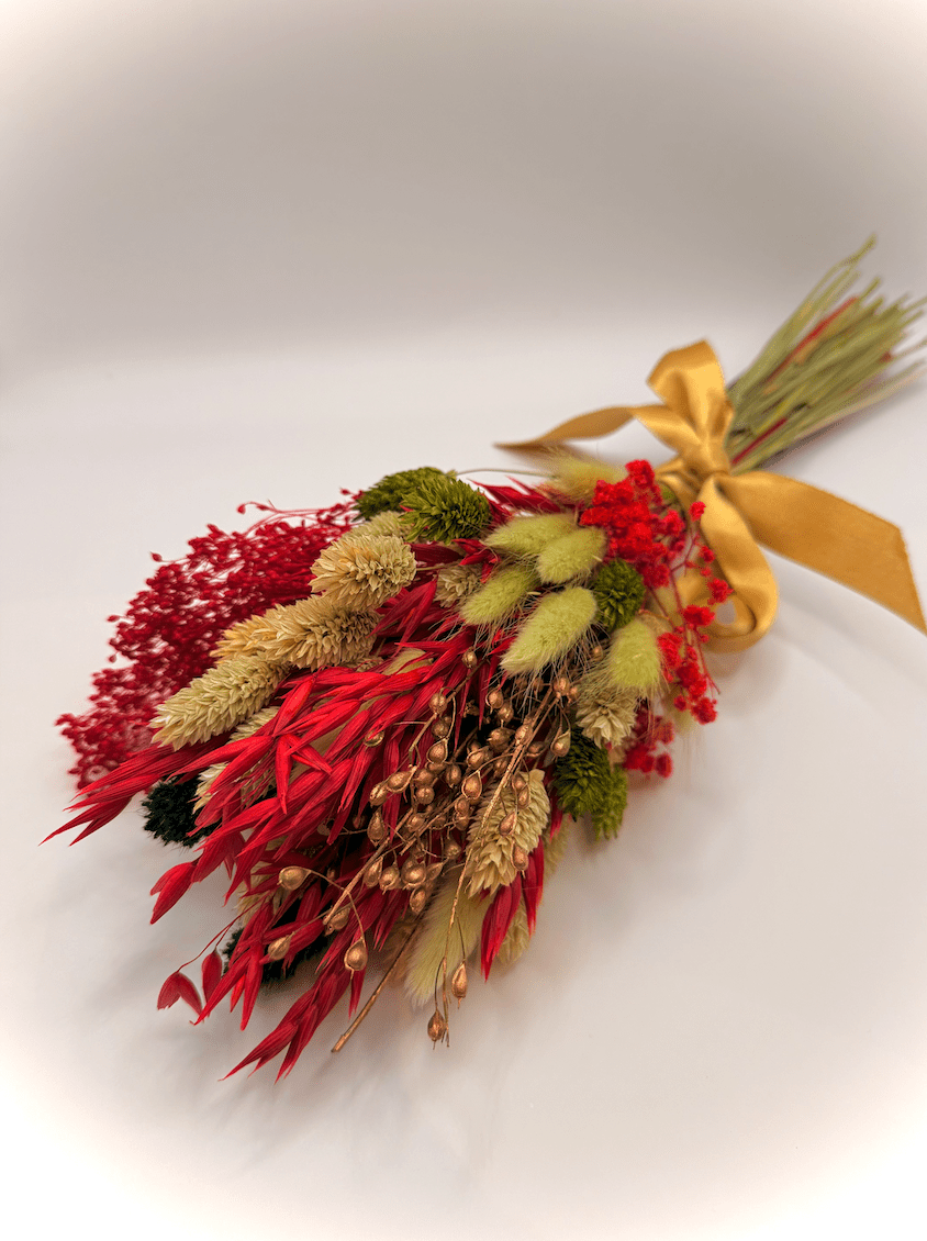 Dried Timeless Bouquet | Étoile Rouge, a dried bouquet arranged fresh in our Winchester flower shop