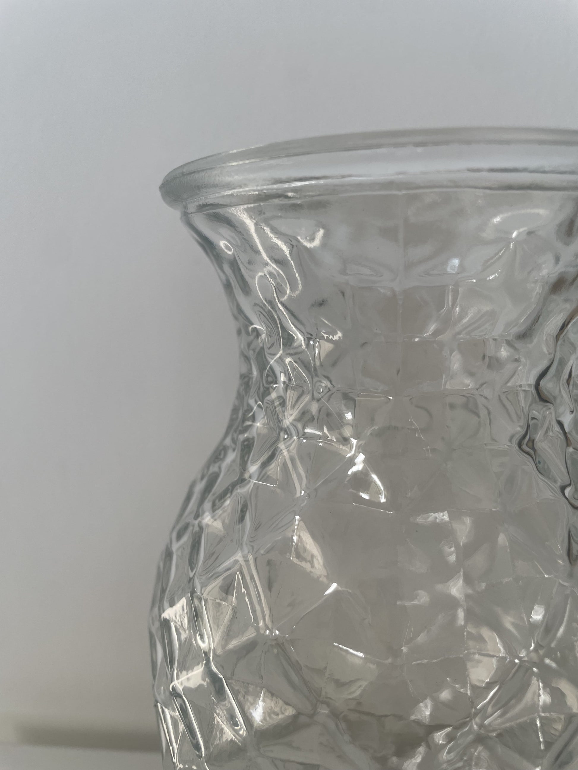 Textured Glass Vase dried flower arrangement by Dried Blooms, posted UK-wide from The Petal Boutique