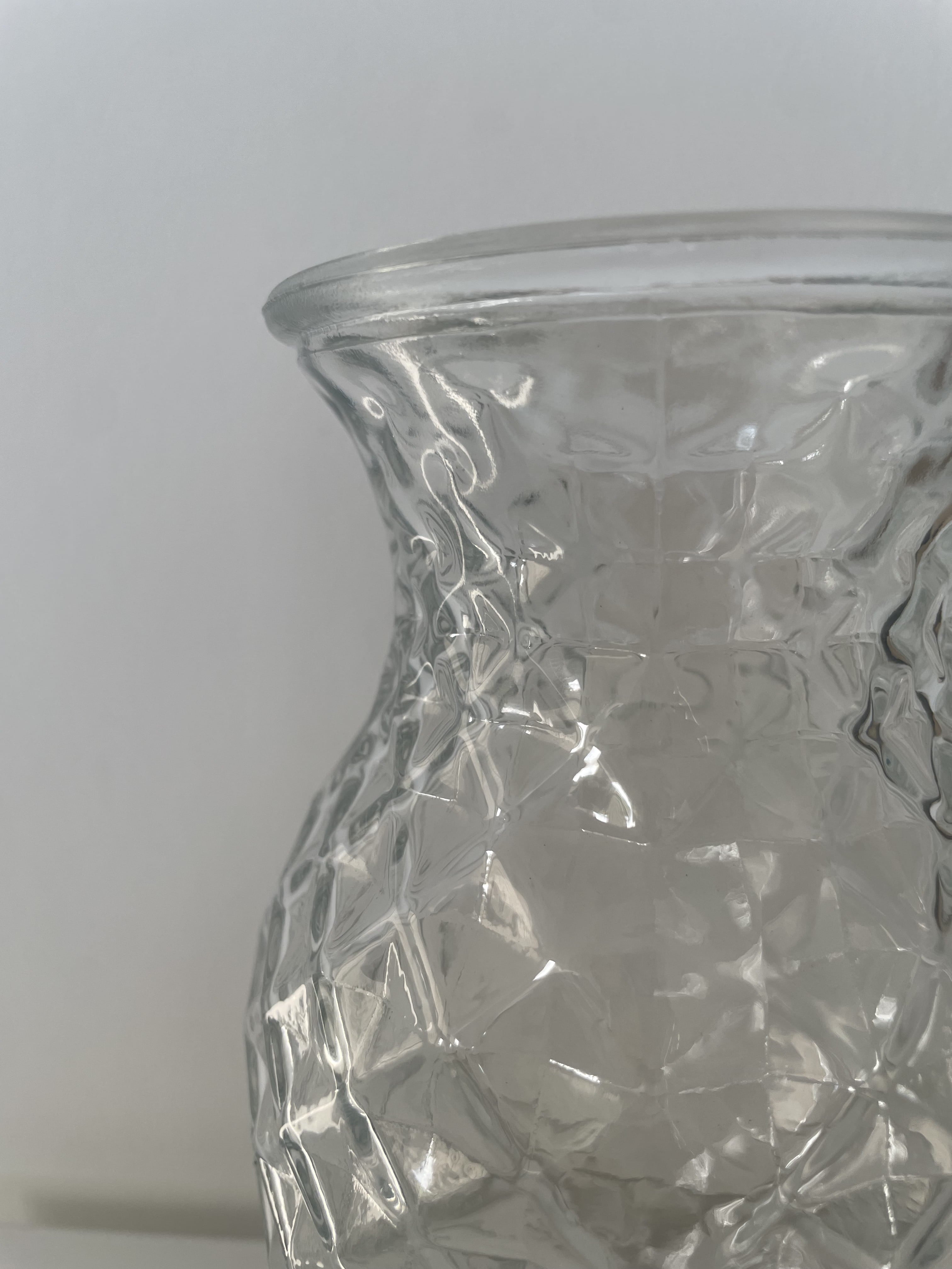 Textured Glass Vase dried flower arrangement by Dried Blooms, posted UK-wide from The Petal Boutique