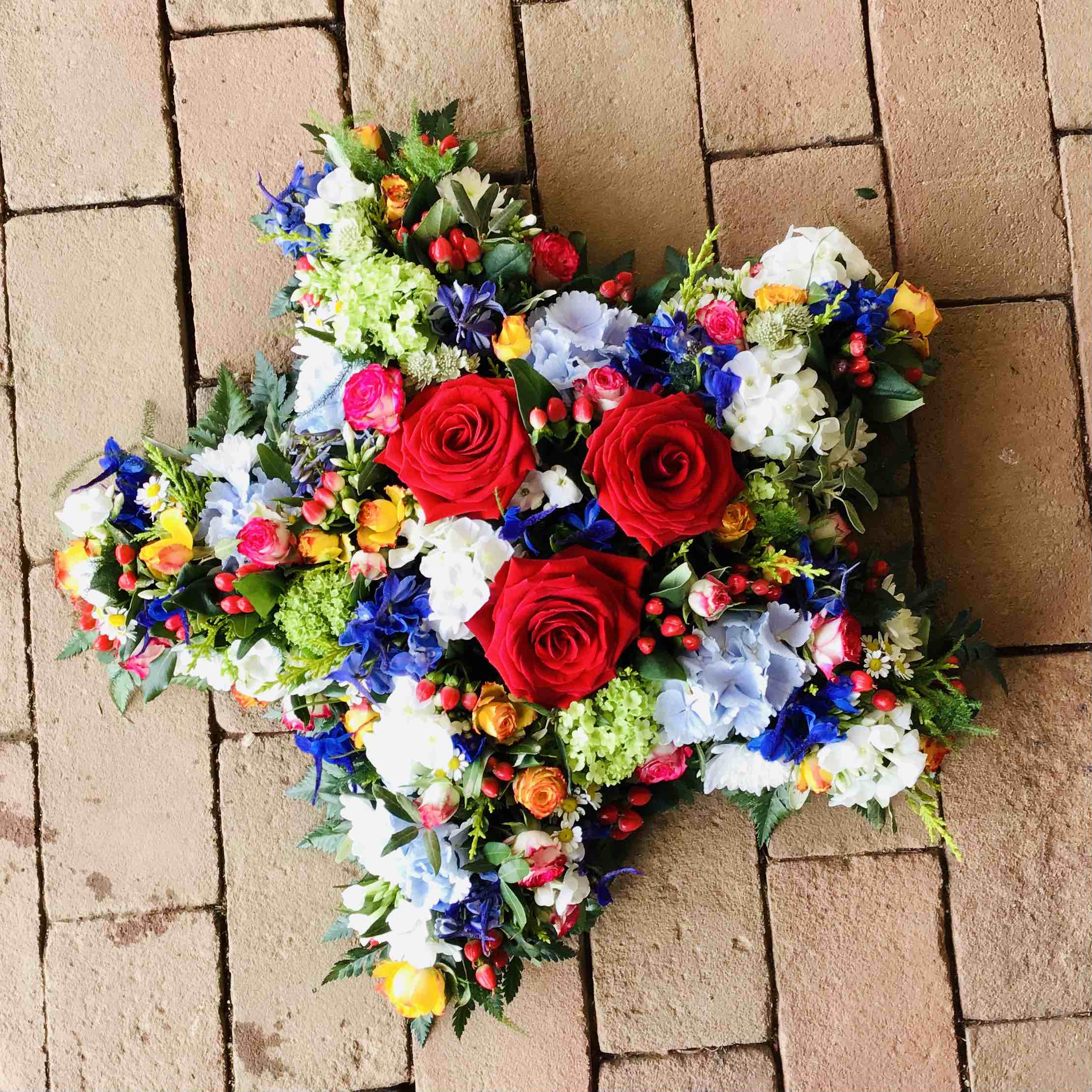 Star Tribute funeral tribute by The Petal Boutique Winchester