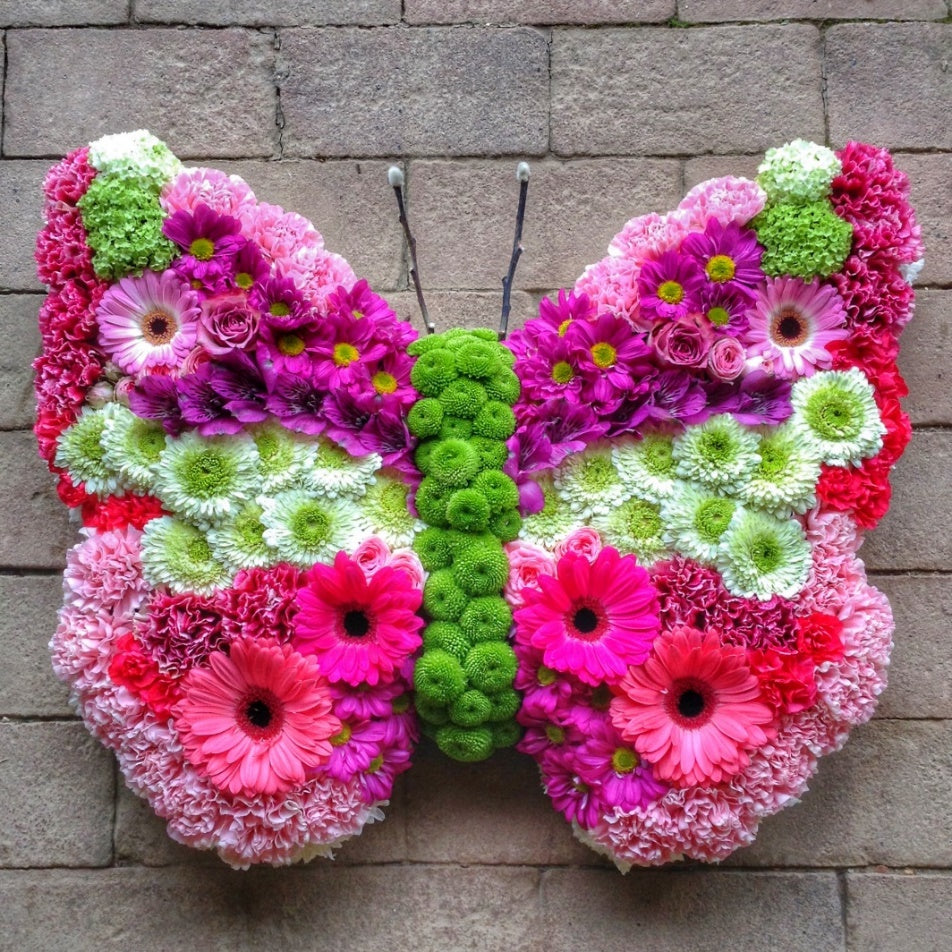 Butterfly Tribute funeral tribute by The Petal Boutique Winchester
