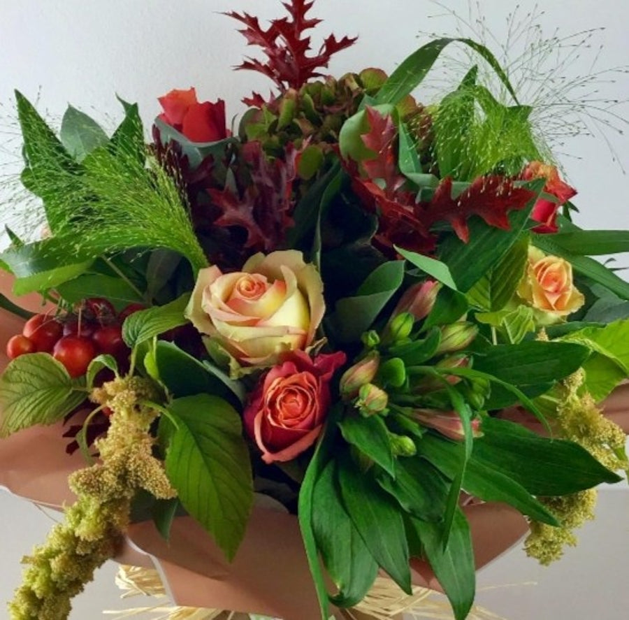 Ruby Peach Melba hand-made by The Petal Boutique florists, available for Winchester delivery or Weyhill collection