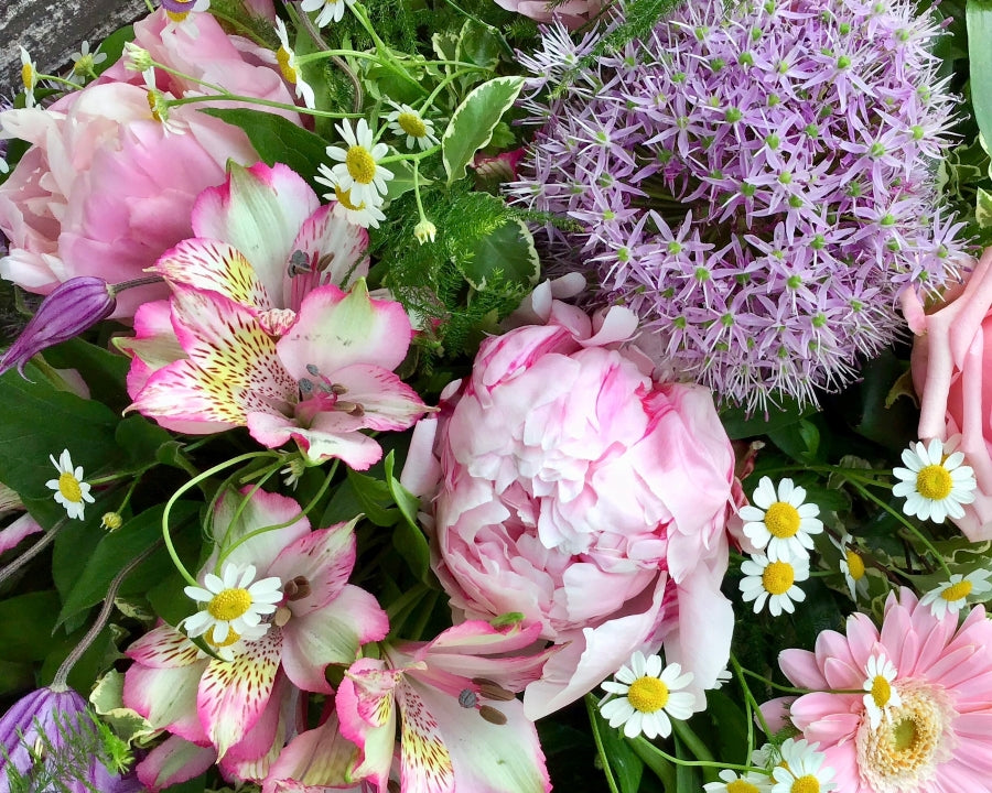 Pink & Lilac Casket Spray