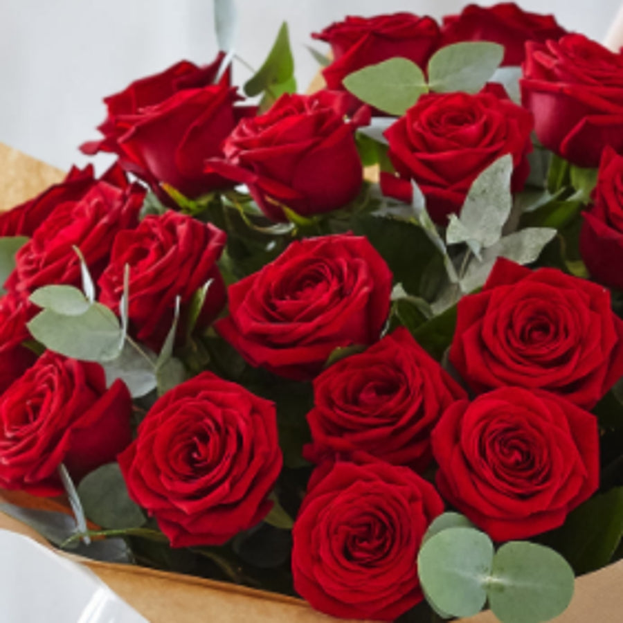 Beautiful Christmas Naomi Bouquet hand-made by The Petal Boutique florists, available for Winchester delivery or Weyhill coll
