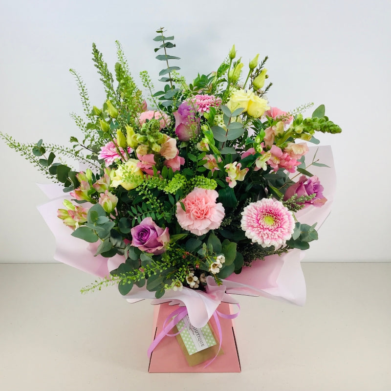 Summer Skies Bouquet £65.95 hand-made by The Petal Boutique florists, available for Winchester delivery or Weyhill collection
