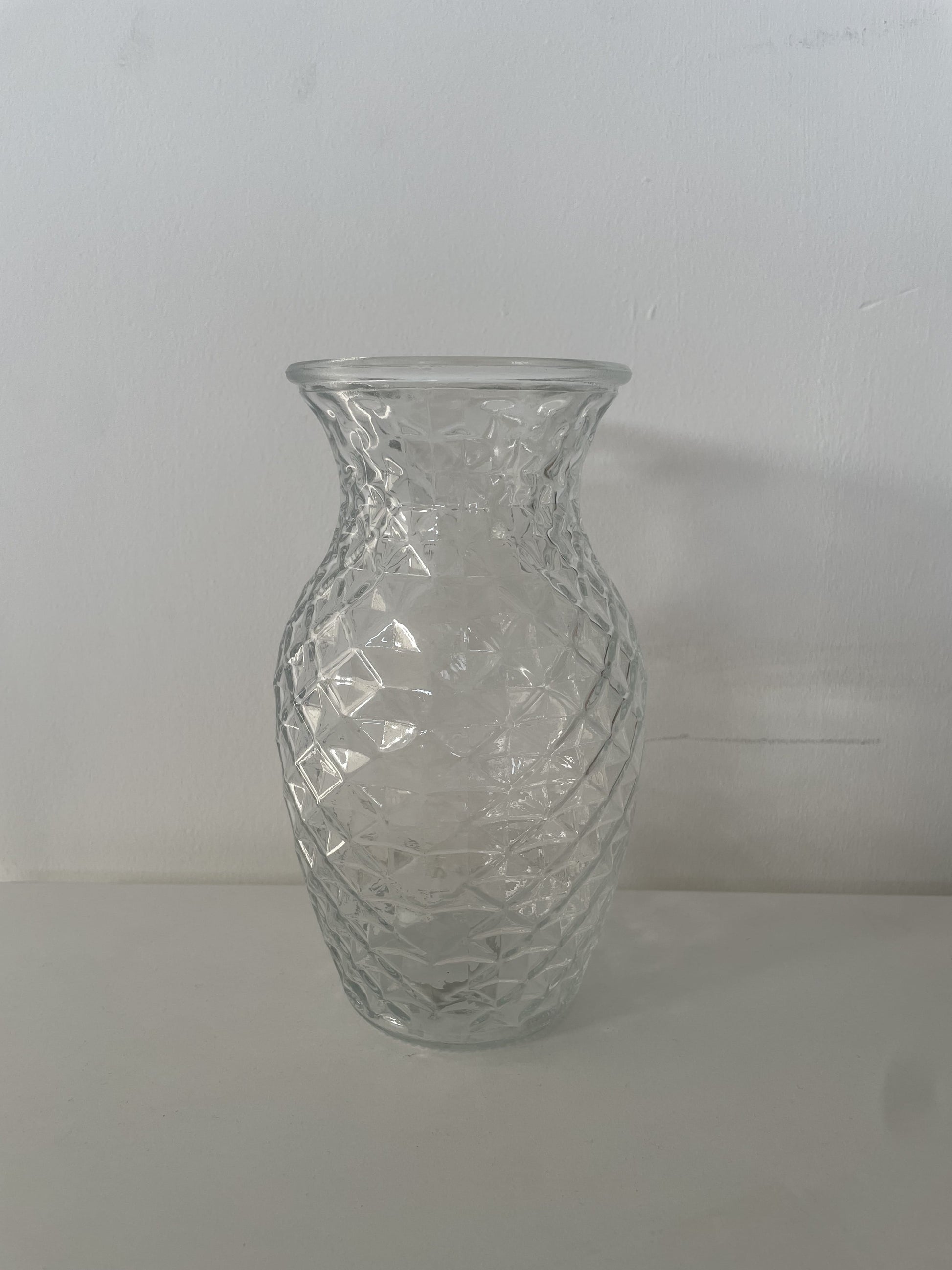 Textured Glass Vase dried flower arrangement by Dried Blooms, posted UK-wide from The Petal Boutique