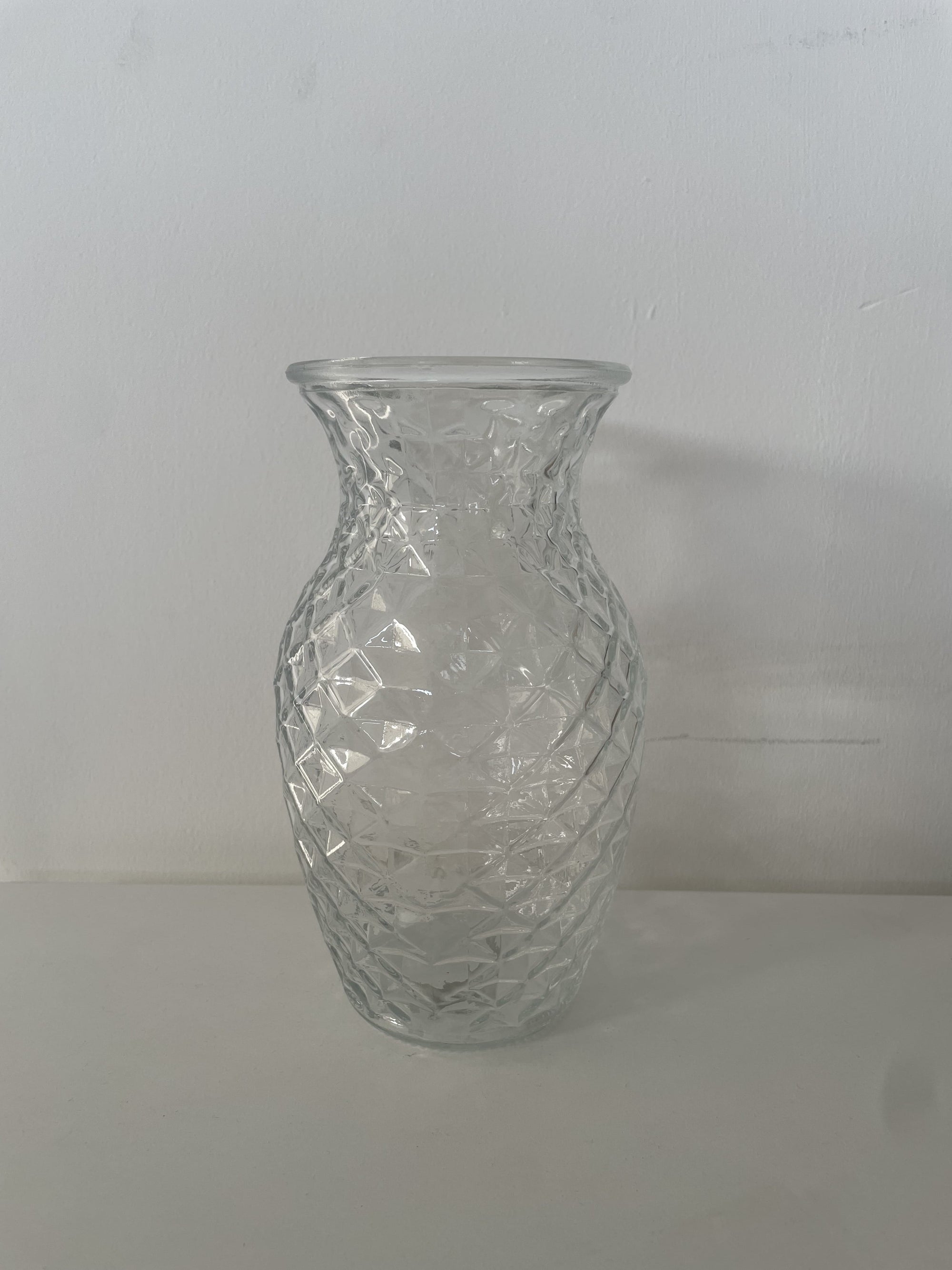 Textured Glass Vase dried flower arrangement by Dried Blooms, posted UK-wide from The Petal Boutique