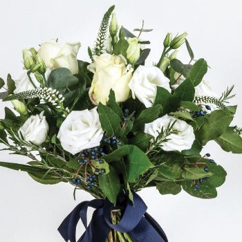 Classic White Rose Bouquet Joannes Florist Winchester Local Flower Delivery