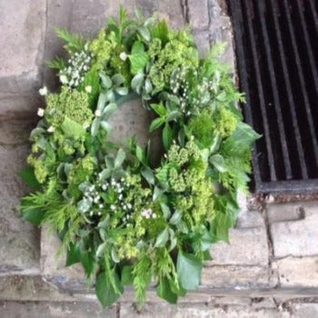 WHERWELL - Foliage Funeral Wreath