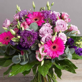 Pink and Lilac Bouquet - Joannes Florist Winchester Local Flower Delivery 2022, SO23, SO24